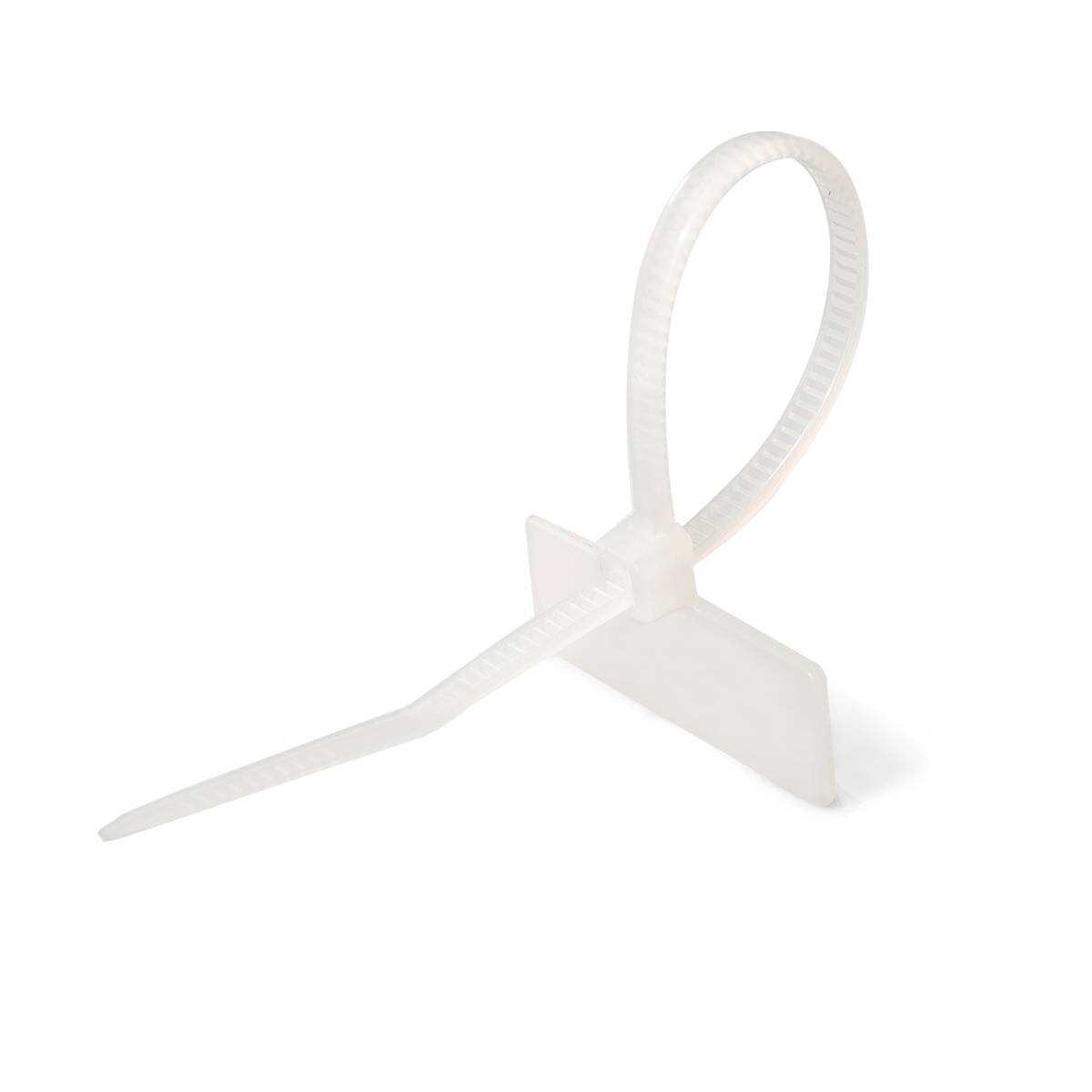 Стяжка нейлоновая КСМ 3x100 (бел) (100шт) (Fortisflex) КСМ 3x100 (бел) (100шт), Fortisflex, 1упак