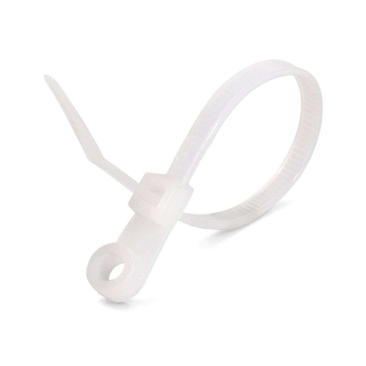 Стяжка нейлоновая КСО 4х110 (бел) (100шт) (Fortisflex) КСО 4х110 (бел) (100шт), Fortisflex, 1упак