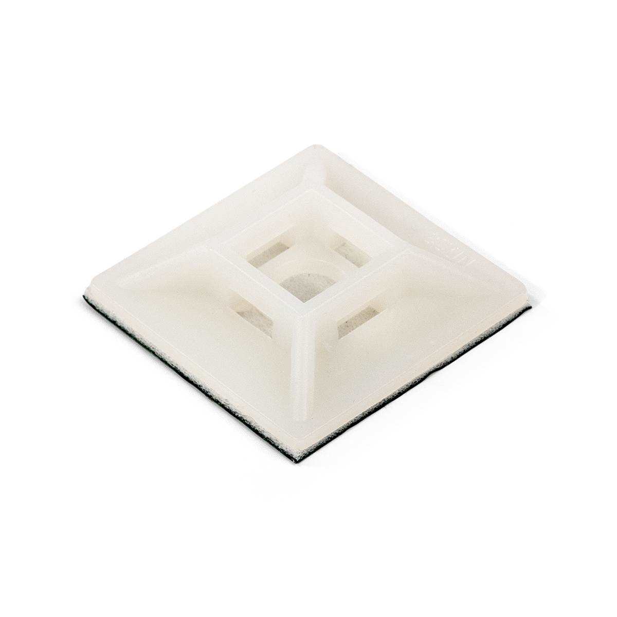 Площадка самоклеящаяся ПМС-О 28х28 (бел) (100шт), Fortisflex, 1упак