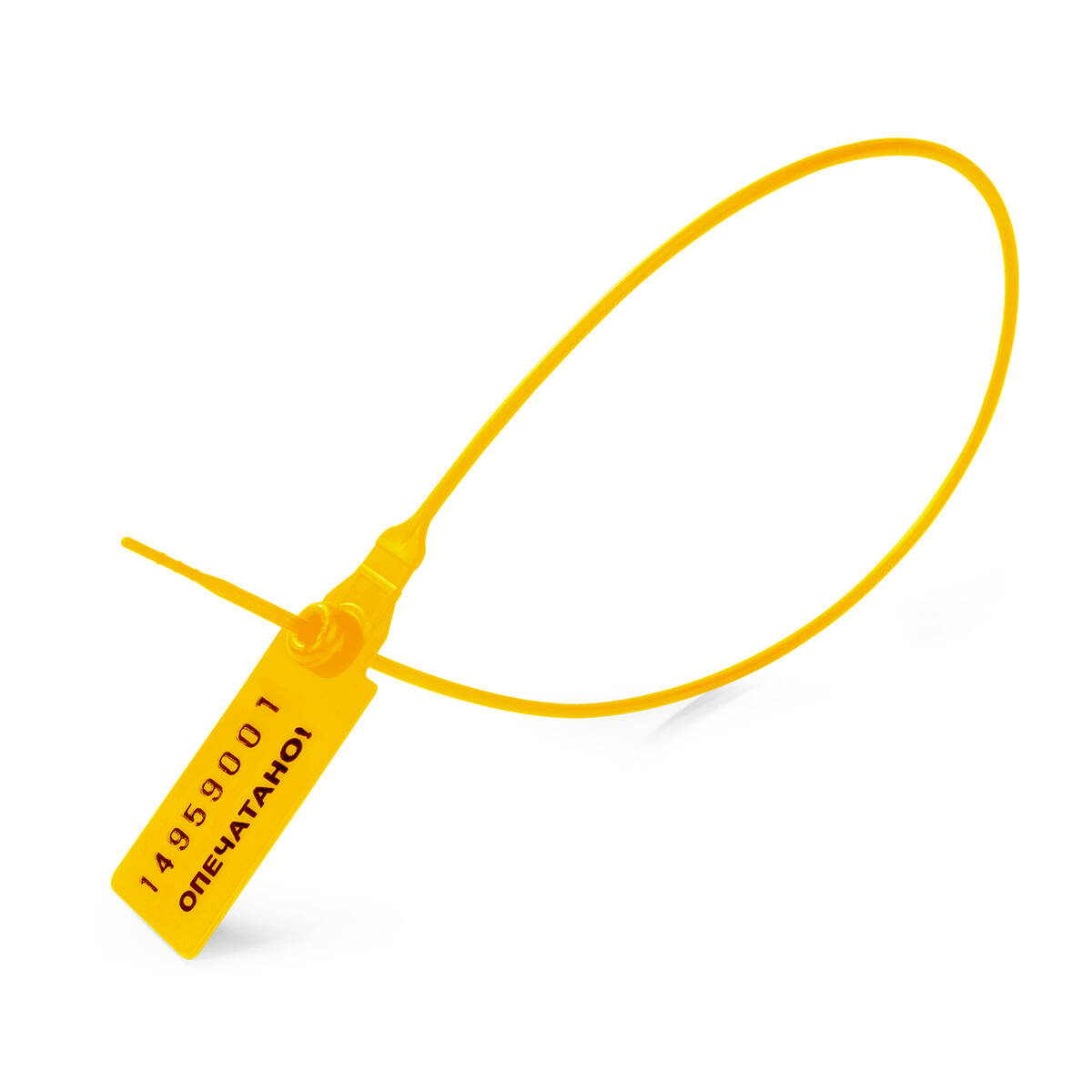 Пломба номерная Универсал-350 (жел), Fortisflex, 1000шт