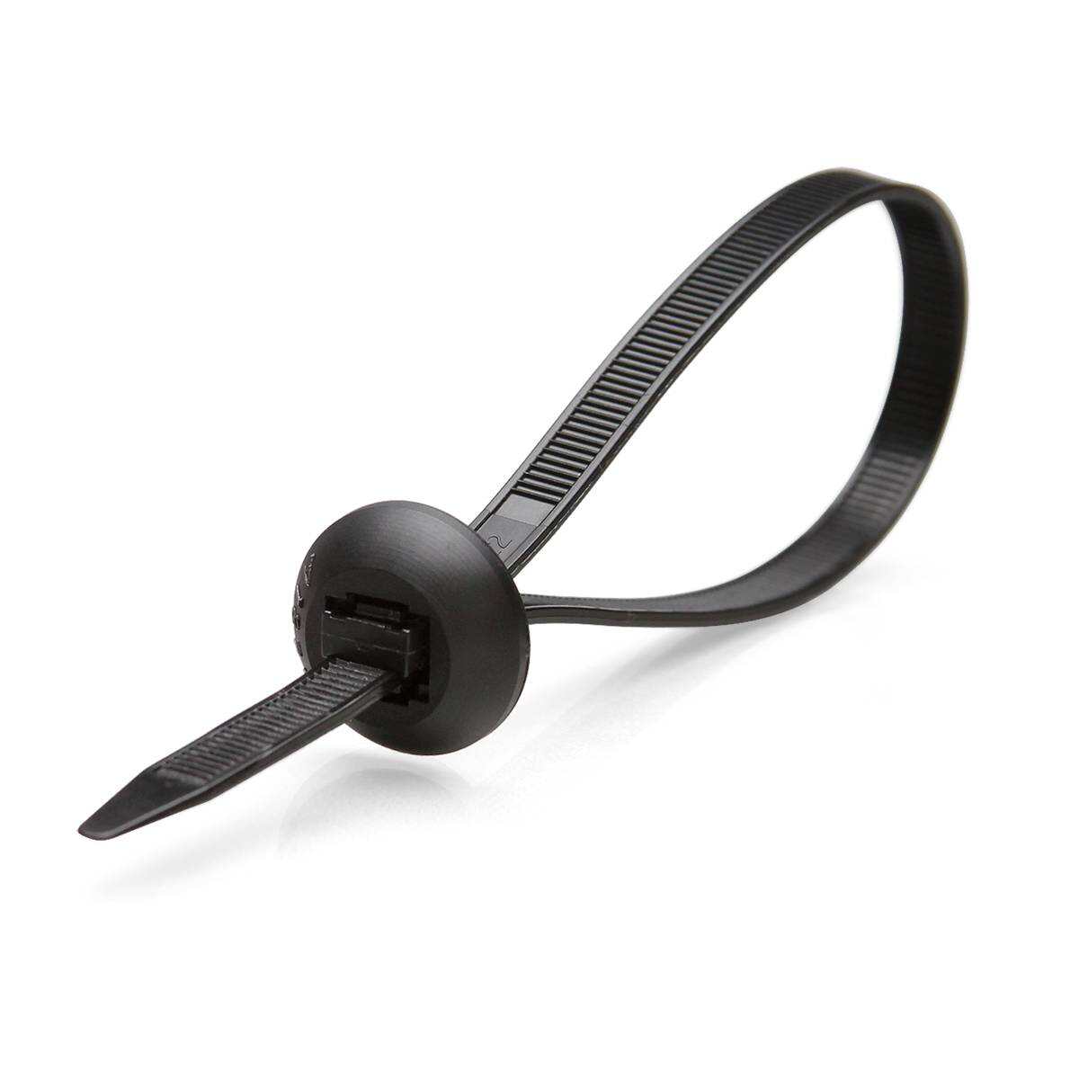 Стяжка нейлоновая КСК 8х280 (черн) (100шт), Fortisflex, 1упак